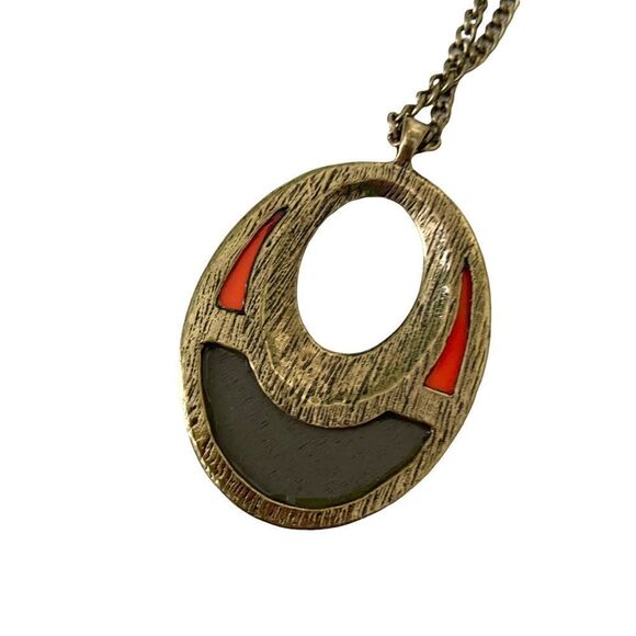 Boho Long Necklace in Vintage Tone - Picture 3 of 4